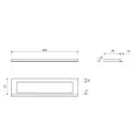 HIGHLINE RAMME 900 MM, H15MM