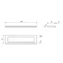 HIGHLINE RAMME 1200 MM, H12MM