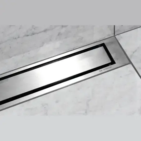 Unidrain HighLine Panel, 300 mm - Rustfrit stål/Børstet