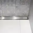 Unidrain HighLine Panel, 300 mm - Rustfrit stål/Børstet