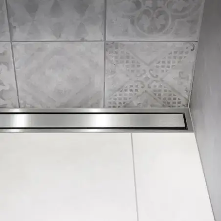Unidrain HighLine Panel, 300 mm - Rustfrit stål/Børstet