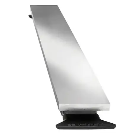Unidrain HighLine Panel, 900 mm - Håndpoleret stål