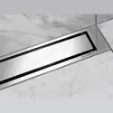 Unidrain 1918 Highline Colour ramme, 300 mm, højde 15 mm, Poleret stål