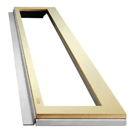 Unidrain 1915 Highline Colour ramme, 900 mm, højde 10 mm, Messing