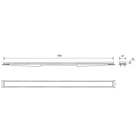 HIGHLINE CASSETTE,700MM, H12MM