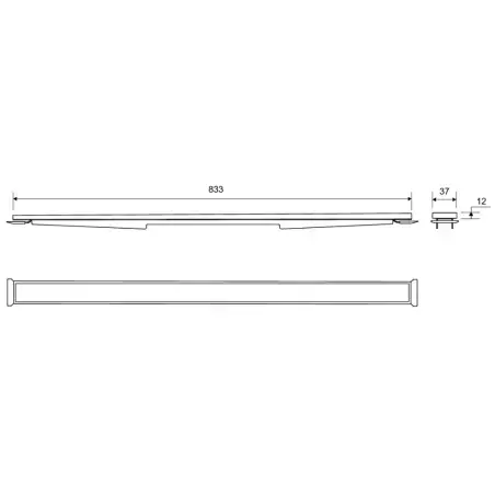 HIGHLINE CASSETTE,900MM, H12MM