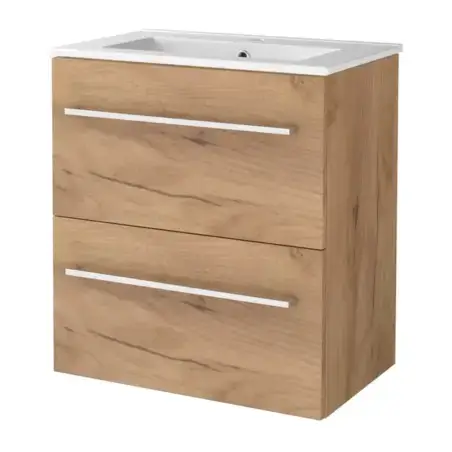 Sanibell Basicline møbelpakke, 60 x 39 cm, m/greb - whisky eg