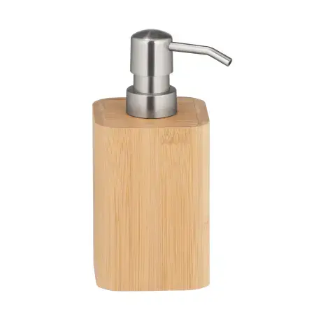 Wenko Bambusa tilbehørspakke i bambus med rustfrit stål