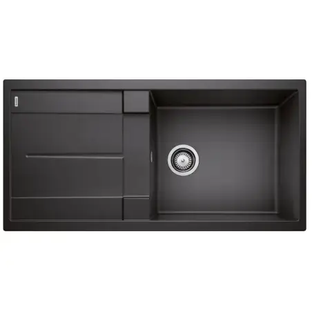 Blanco Metra XL 6S, 100 x 50 cm, køkkenvask i SILGRANIT, Vendbar - Antracit