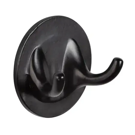 Wenko Bambusa skraber med holder, bambus med sort finish