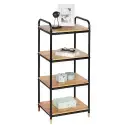 Wenko Loft stor reol, bambus med sort finish