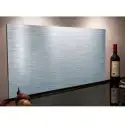Nortiq stænkplade firkantet, 80 x 40 cm, rustfrit stål
