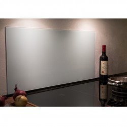 Nortiq stænkplade firkantet, 60 x 30 cm, hvid glas