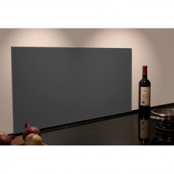 Nortiq stænkplade firkantet, 60 x 30 cm, grå glas
