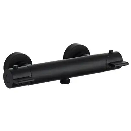 Nortiq Edgewater termostatarmatur inkl. brusesæt - mat sort