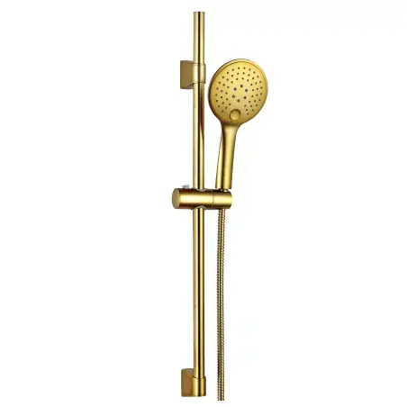 Nortiq Edgewater termostatarmatur inkl. brusesæt - antik messing