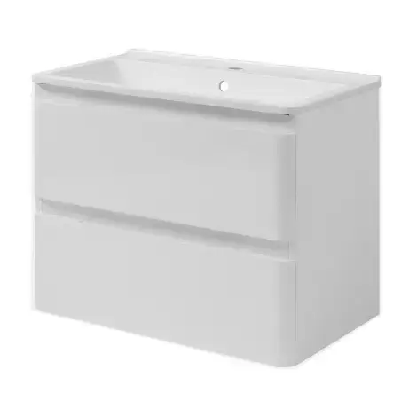 Nortiq Miami møbelpakke i højglans hvid, 2 skuffer m/softclose - 60 cm