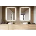Nordic Bad Mona 1 firkantet LED-spejl med varme, 160 x 80 cm