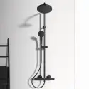 Ideal Standard Idealrain T25 Brusesystem, Ø200mm hovedbruser, Silk Black - mat sort