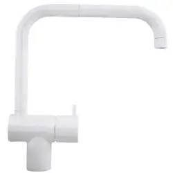 Vola KV1 - 18 blank hvid køkkenarmatur