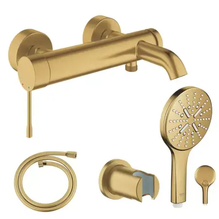 Grohe kararmatur i børstet cool sunrise (messing)