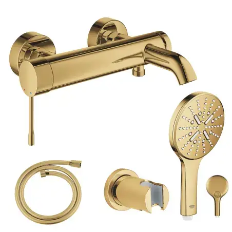 Grohe kararmatur i poleret cool sunrise (messing)