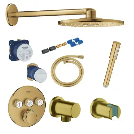 Grohe Grotherm smartcontrol, hovedbruser m/2 funktioner i børstet cool sunrise