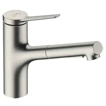 Hansgrohe Zesis M33 køkkenarmatur 219mm tud, m/udtrækstud, rustfrit stål