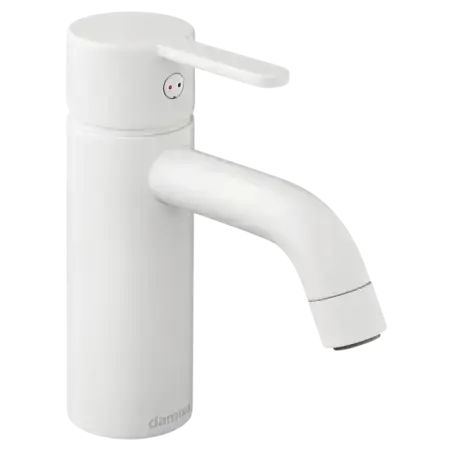 Damixa Silhouet håndvaskarmatur, small, u/bundventil - mat hvid