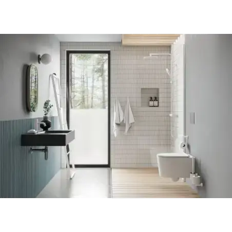 Damixa Silhouet brusesystem - mat hvid
