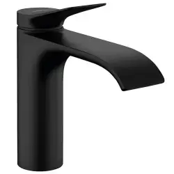 Hansgrohe Vivenis håndvaskarmatur 110, uden bundventil, mat sort