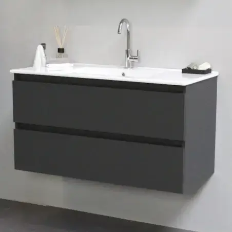 Sanibell Online møbelpakke, 100x46 cm, Mat antracit