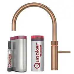 Quooker Fusion round Bruneret messing 5i1 - Combi+ & Cube køler