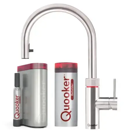 Quooker Flex Rustfrit stål 5i1 - Combi+ & Cube køler