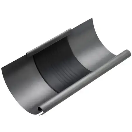 VMZINC Quartz ekspansionsstykke til tagrende nr. 11, halvrund