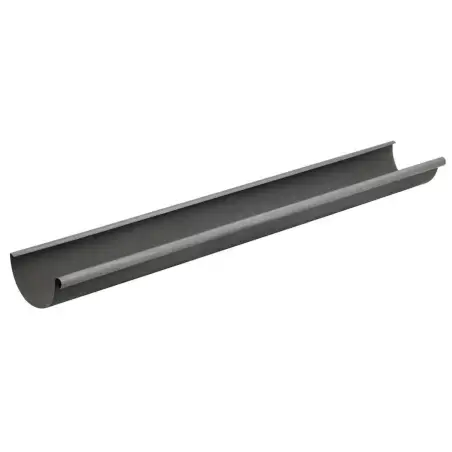 VMZINC Quartz tagrende nr. 12, halvrund, 3 meter