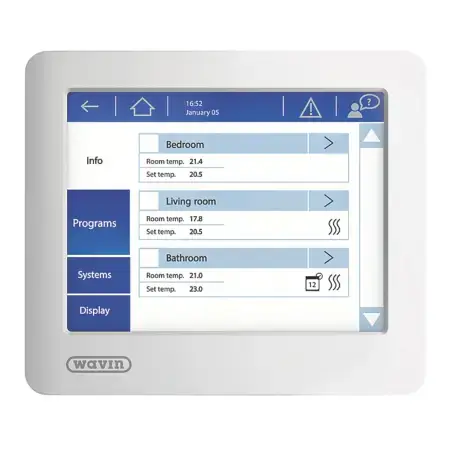 Wavin Sentio LCD-display