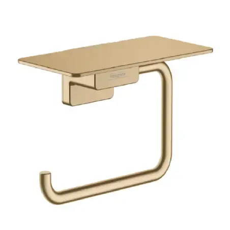Hansgrohe AddStoris papirholder m/hylde - børstet bronze