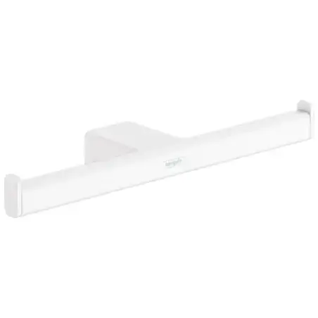 Hansgrohe AddStoris dobbelt toiletrulleholder - mat hvid