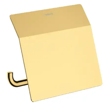 Hansgrohe AddStoris papirholder m/låg - poleret guld