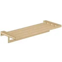 Hansgrohe AddStoris håndklædehylde med håndklædestang - børstet bronze