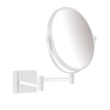 Hansgrohe AddStoris barber-/kosmetikspejl - mat hvid