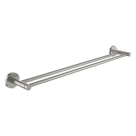 Grohe Essentials dobbelt håndklædestang, 60 cm - Supersteel