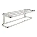 Håndklædestang m/hylde, supersteel