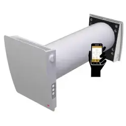 Duka One S6 plus wifi, varmegenvindingsanlæg, hvid