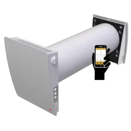 Duka One S6 plus wifi, varmegenvindingsanlæg, hvid