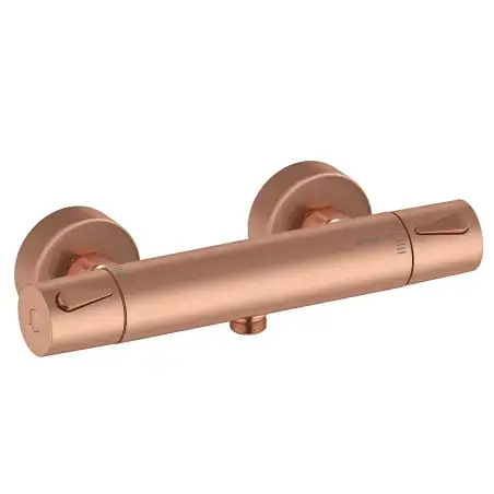 Damixa Silhouet termostatarmatur - Børstet kobber