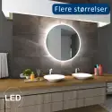 Nordic Bad Sandra 1 rundt LED-spejl, Ø60 cm