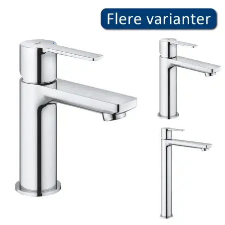 Grohe Lineare New håndvaskarmatur, krom, m/click bundventil, XS-size