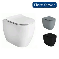 Lavabo Glomp BTW gulvstående toilet, uden skyllekant - Mat hvid